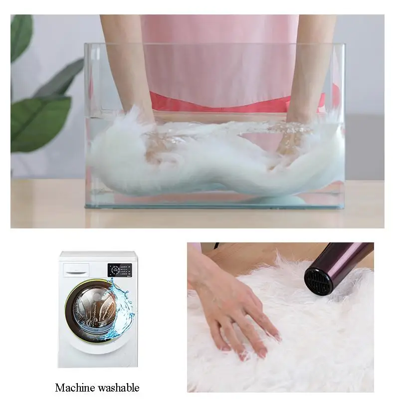 50 удлиненном плюше Круглая подушка для сиденья макияжа стул барный из пушистого