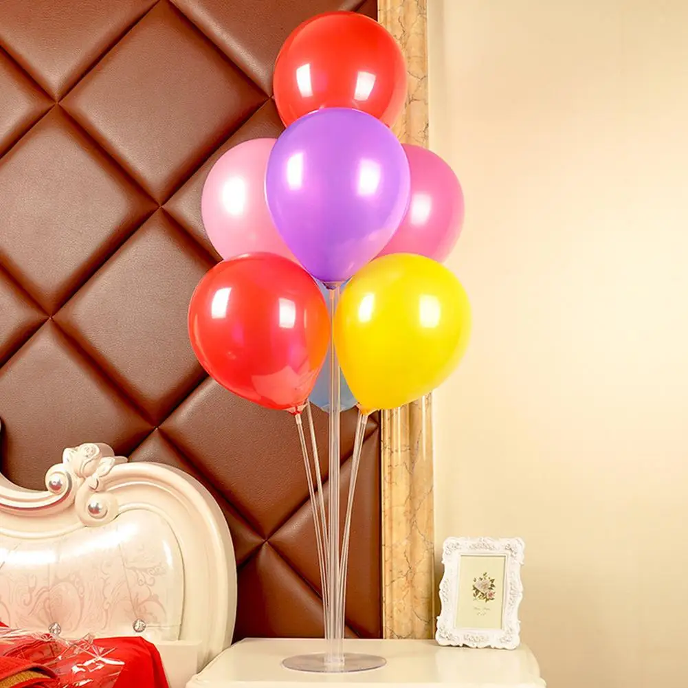

7pcs Balloon Arch Kit Balloons Column Stand with Frame Base Pole Ballons Clips Wedding Balloon Accessory Party DIY Decor
