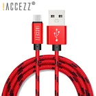 ! Кабель ACCEZZ Micro USB, для Samsung Galaxy S7 S6, Huawei, Xiaomi, Redmi, LG, Android