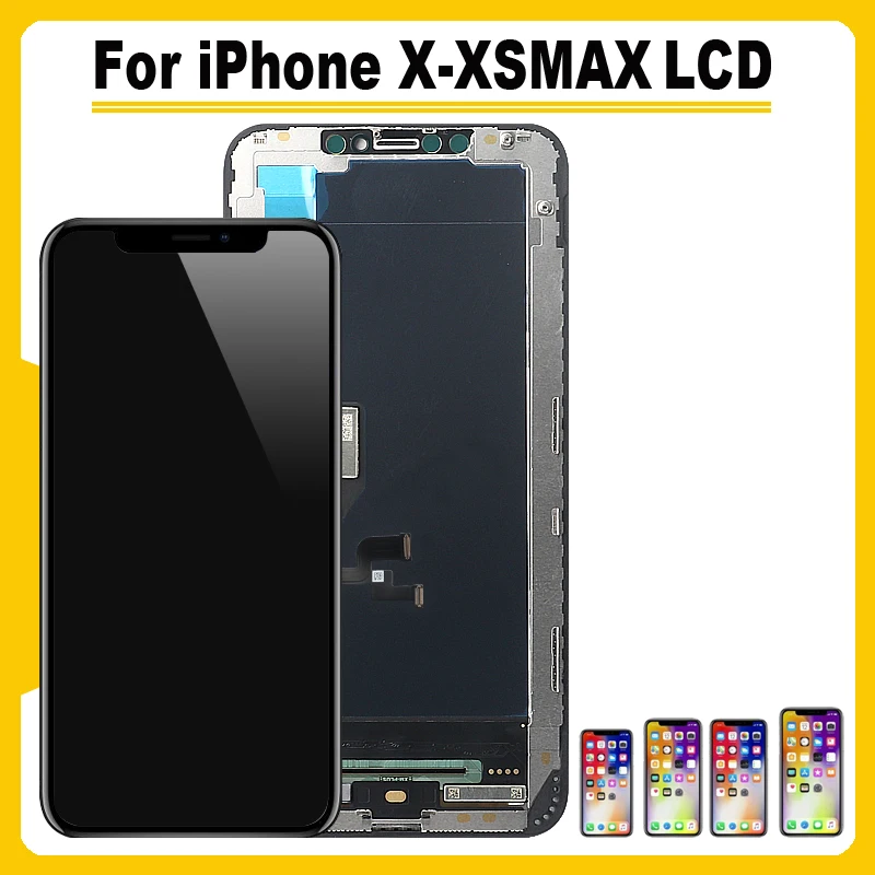 

LCD Screen for iPhone X XS XR Xs max TFT OLED Quality 3D Touch Digitizer Mount Assembly Replacement Display No Dead Pixels