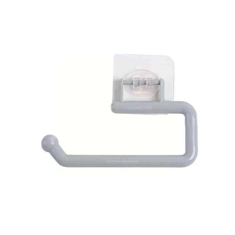 

Kitchen Paper Roll Holder Towel Hanger Rack Bar Cabinet Holder Self-adhesive Organizer Toilet Hanging Rag Holder Shelf Bath R6P1