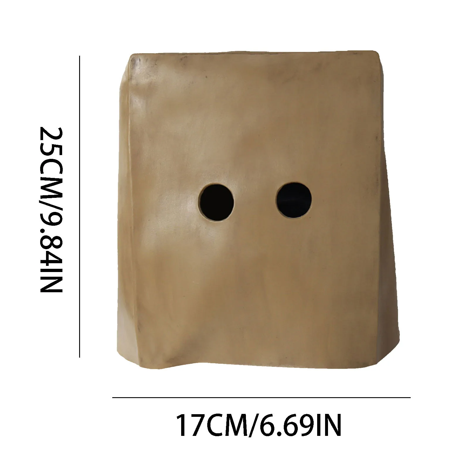 

Halloween Horror Funny Latex Full Headdress Funny Horror Mask Toys Holiday Party Funny Paper Bag Head Mask Headgear Decoration