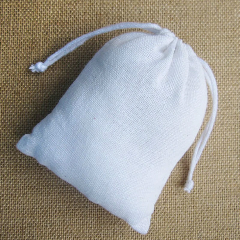 50 шт. льняные мешочки на шнурке для ювелирных изделий | Украшения и аксессуары