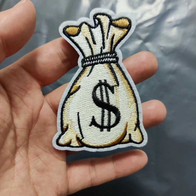 Нашивки с вышивкой в виде долларов оптовая продажа дешевые нашивки сделай сам на