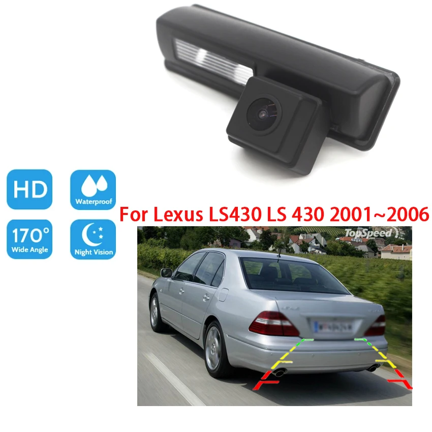 

Резервная камера заднего вида для Lexus LS430 LS 430 2001 2002 2003 2004 2005 2006 CCD Full HD ночное видение Высокое качество RCA