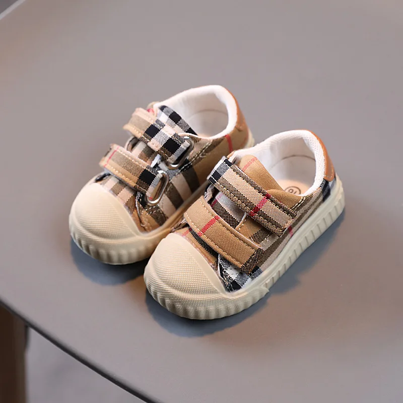 

Soft-soled First Walkers Baby Toddler Canvas Shoes Flats Prewalkers Casual Sneakers for Infant Newborn Little Kids