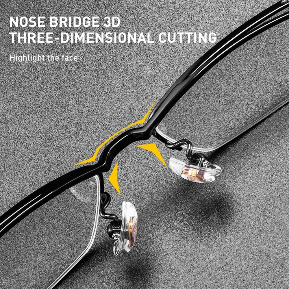 Очки CAPONI JF2278 мужские с полуободковой оправой аксессуар для работы компьютером из