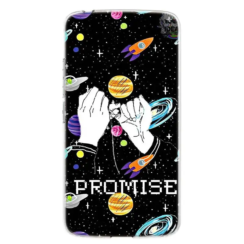 Чехол для телефона Merrry Go Planet Space Motorola MOTO G8 G7 G6 G5 G5S G4 E6 E5 E4 Plus Play Power One Action мягкий