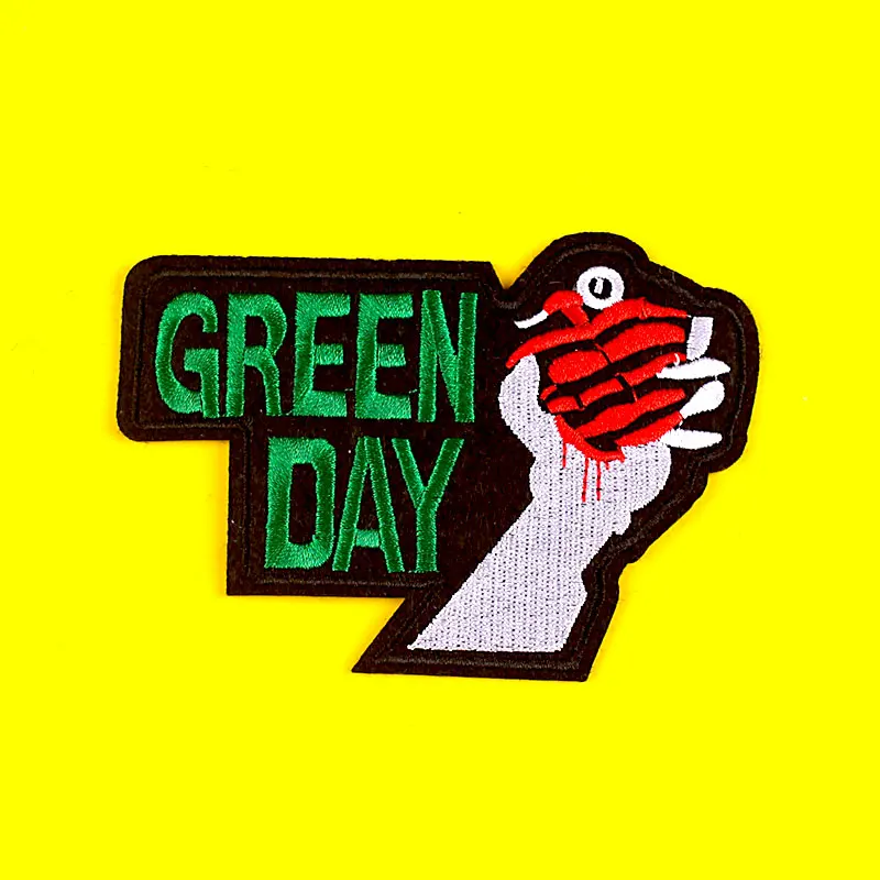 

Cute Cartoon Patch Embroidered Patches For Clothing Rainbow Skull Punk Patch Iron On Patches On Clothes Stripe Applique Stickers