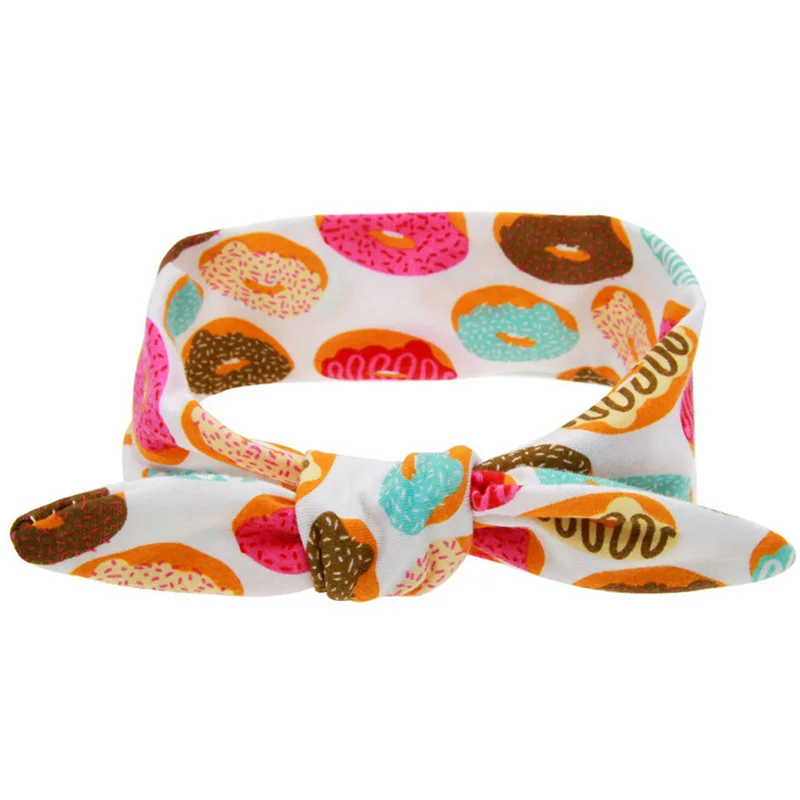 New 2020 Lovely Kids Headbands Hair Bands Newborn Accessories Girls Headwear Print Cookies Flower Christmas Headband | Детская одежда и