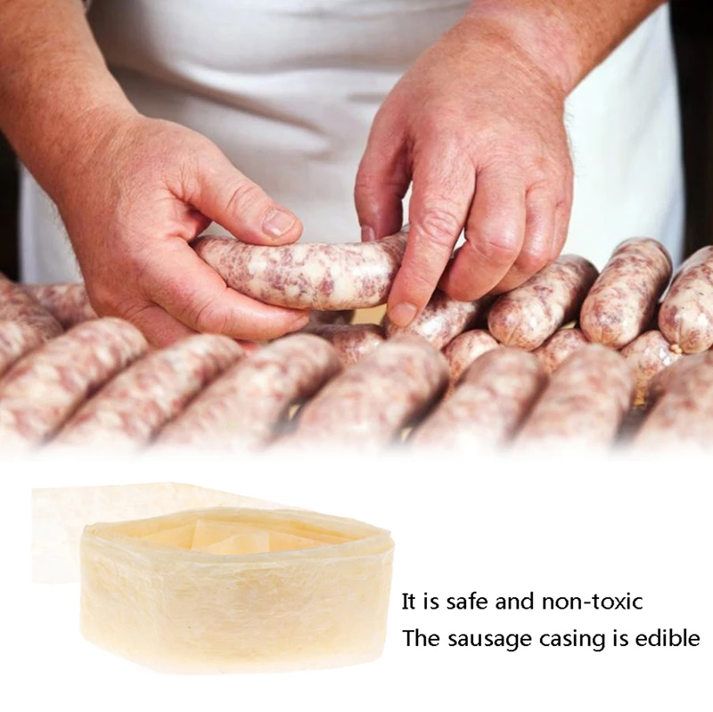 

Edible Sausage Casing Packaging Pork Intestine Sausage Tube Casing Sausage Tool
