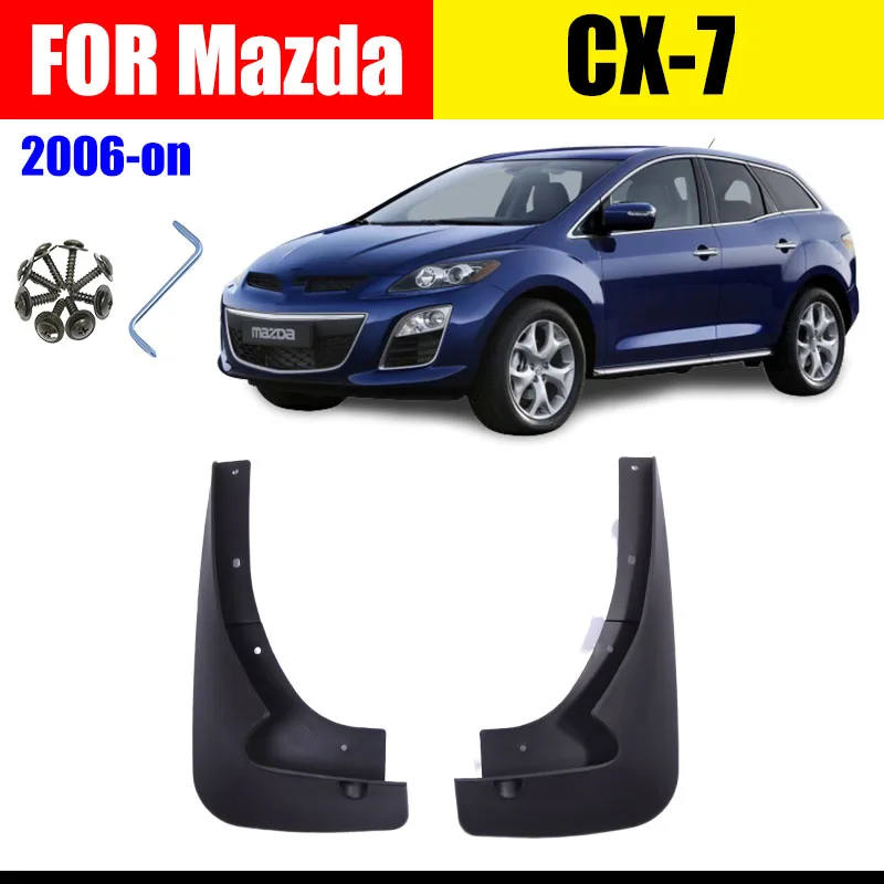 

FOR MAZDA CX-7 Mudguard Fenders mazda cx7 Mudflaps splash Guard Fender Mud flap car Mudguards Accessories Front 2 pcs