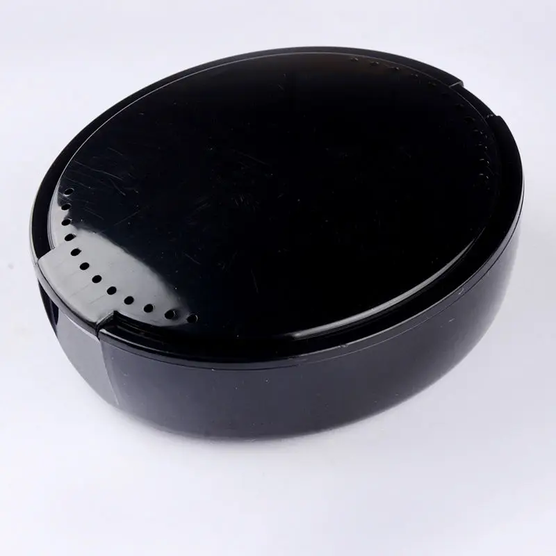 1 шт. пластиковый контейнер для хранения протеза с накладными зубьями зеркалом |