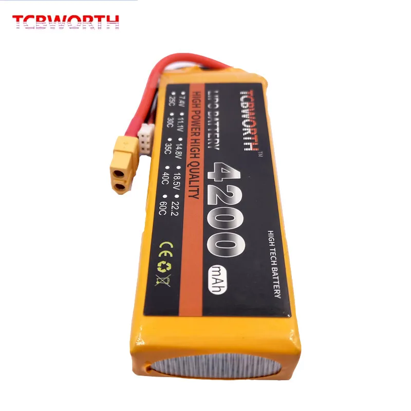 RC игрушки LiPo батарея 7 4 V 4200mAh 35C 2S для самолета вертолета автомобиля беспилотные