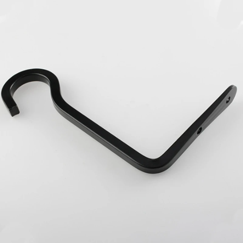 

2PCS Metal Wall Hook Plant Hanging Basket Hook Bracket Home Outdoor Decoration Hook