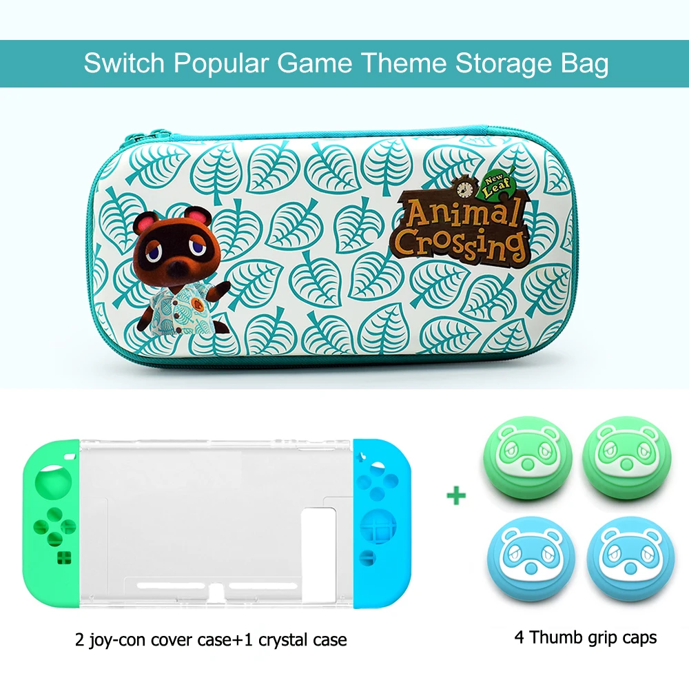 8 в 1 AnimalCrossing переключателя Nintend чехол Nintendo S консоль сумка для хранения Nitendo