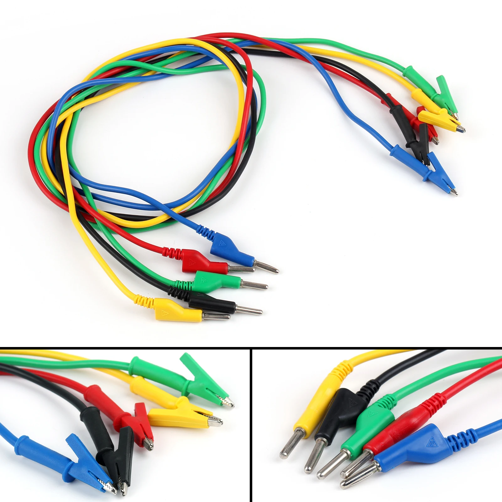 Artudatech 5 шт. силиконовых кейсов Напряжение кабель Тесты защищенный зажим крокодил