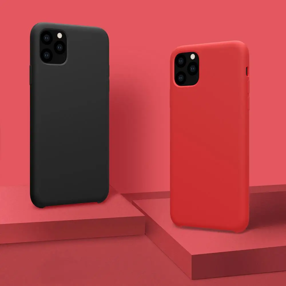 Чехол Nillkin для iPhone 11 Pro Max роскошный гибкий чехол из чистого силикона задняя крышка