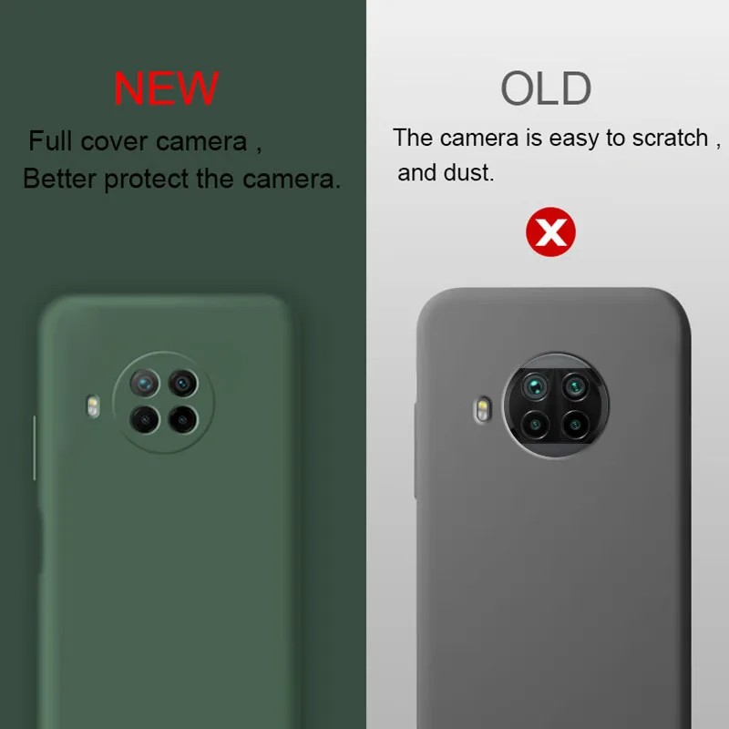 Mi 10T Lite 5G Case Liquid Silicone Soft Case For Xiaomi Mi 10T Pro Mi10T Pro Mi10 T Pro Mi10T Mi 10T Mi10 T Protection Cover