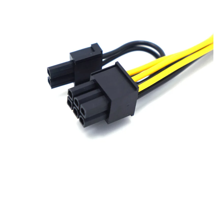Кабель питания PCI Express 22/32/62 см 6Pin на PCIe 8Pin (6 + 2) | Компьютеры и офис