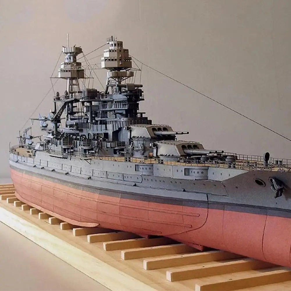 

Children toys Battleship DIY 3D Paper DIY Kit Childhood Dreams Toy Model Handmade Puzzles