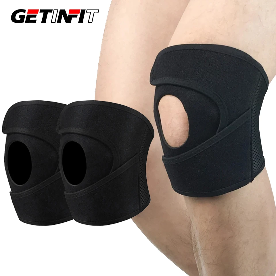 

Getinfit 1PCS Sports Knee Pads Sports Safety Knee Protector Running Basketball Brace Men Women Outdoor Fitness Knee Sleeve Gear