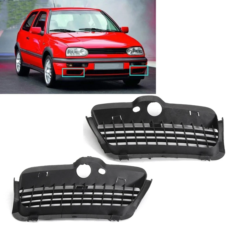 1 пара автомобильный передний бампер Нижняя решетка для V w /Golf Mk3 1993 1998