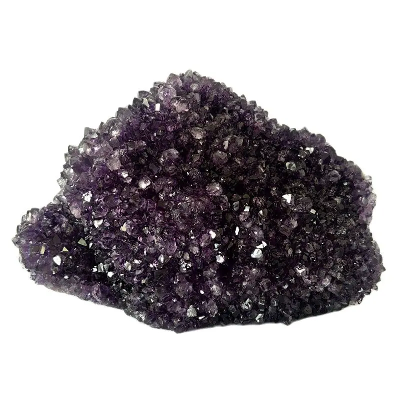 

Amethyst Stone Mineral Crystals Cluster Natural Geode Feng Shui Wicca Witchcraft Ornaments Room Spiritual Decor Healing Stone