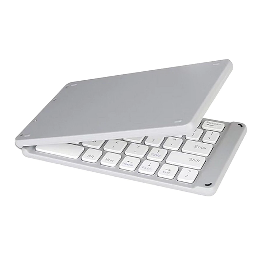 Портативная Складная мини Bluetooth клавиатура складная беспроводная для iphone ipad android