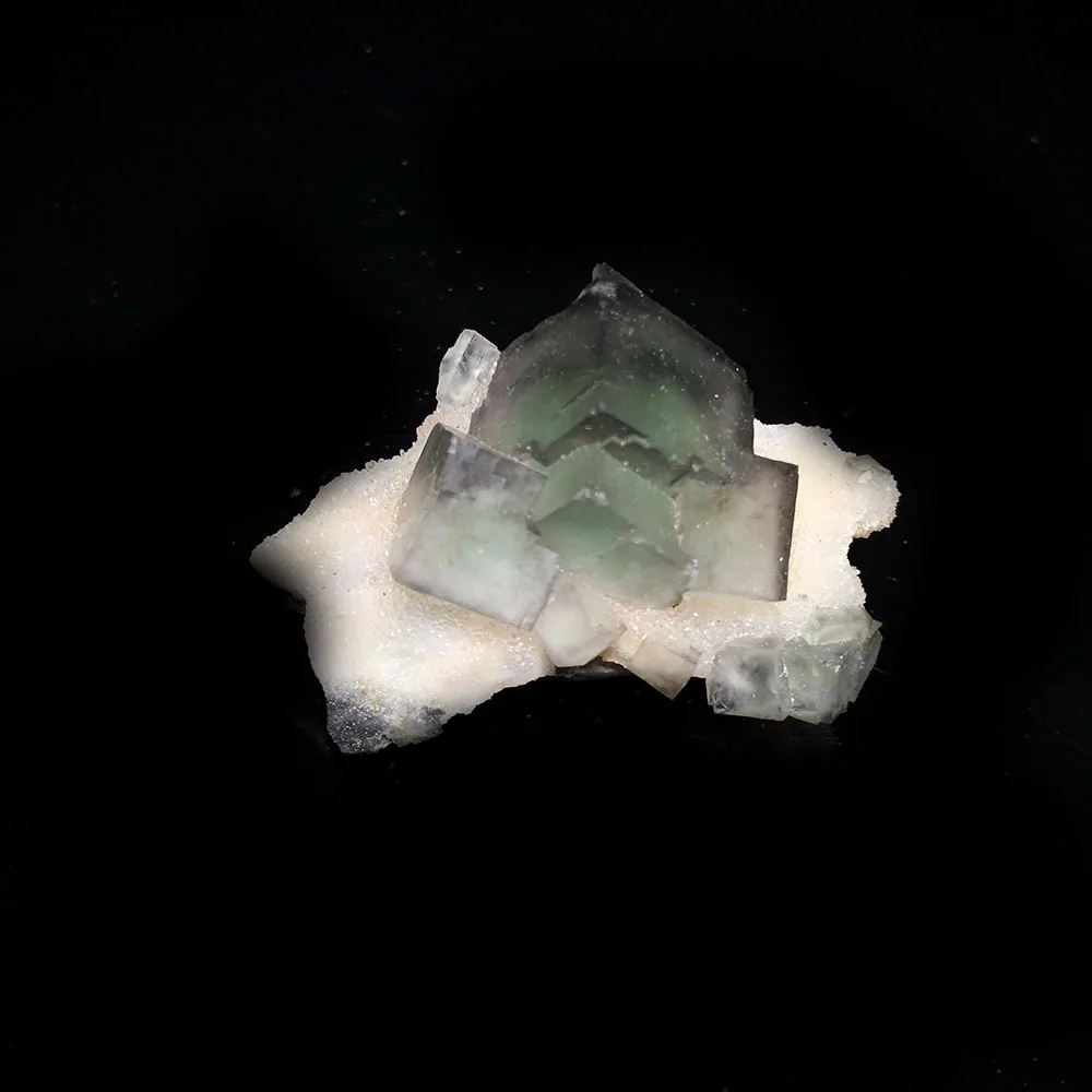 

59 г C8-2 натуральный зеленый флюорит, минеральный кристалл, образец, украшение для дома из провинции Фуцзянь, Китай