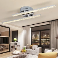 modern creativity silver white strip ceiling lamp for living room bedroom kitchen hallway loft home decoration fixture lighting