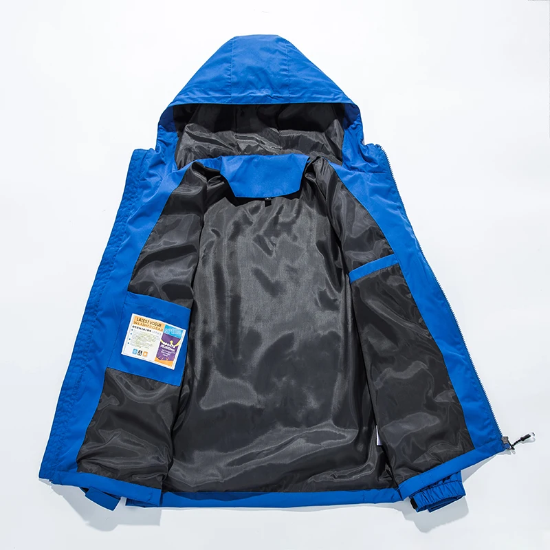 Homme jacket men new coats plus size S-5XL solid color hooded Thin windbreaker jacket windproof and waterproof outdoor men