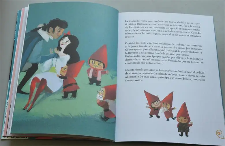 Оригинальная испанская книга принцессы для родителей и детей классическое