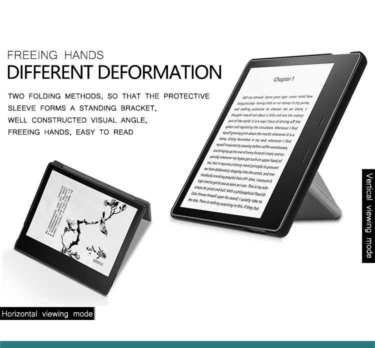 Умный чехол для электронных книг Kindle Oasis 2(только выпуск 9 поколения-)-тонкий Чехол-подставка оригами с функцией автоматического сна/пробуждения