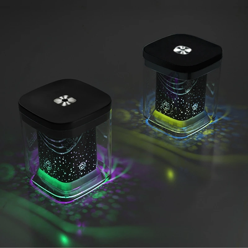

USB Humidifier Colorful Lamp Office Desktop Simple Humidifier Large Capacity 1L Household Night Light Spray Humidifier