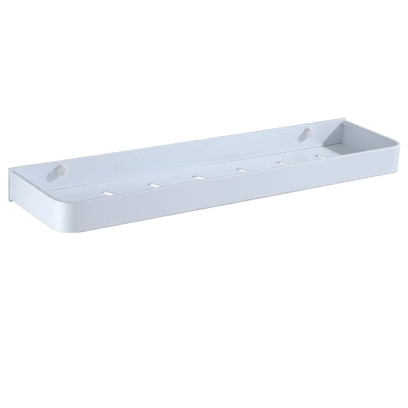 

Bathroom Shelf Bath Shower Shelf Aluminum White Bathroom Corner shelf 30-50CM Wall Mounted Black Aluminum Kitchen Storage holder