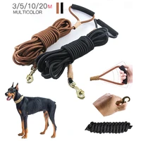 durable dog tracking leash nylon long leads rope pet training walking leashes 3m 5m 10m 20m for medium large dogs non slip