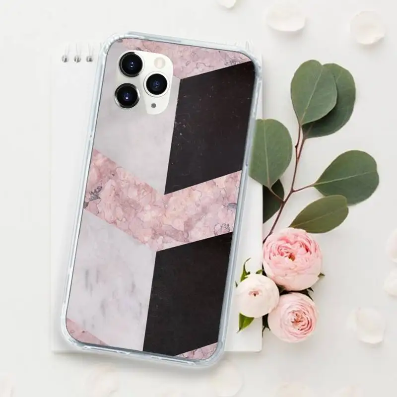 

marble geometry colorful pattern Phone Case for iPhone 11 12 mini pro XS MAX 8 7 6 6S Plus X 5S SE 2020 XR Luxury shell funda