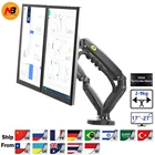 Газовая пружина NB F160, 2021 градусов, настольная, с двумя держателями мониторов 17-27 дюймов, полная нагрузка 360, кронштейн для монитора кг каждый