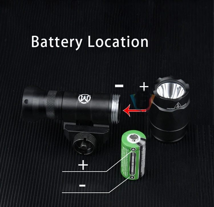 Тактическая вспышка для страйкбола тактическая мини Surefir M300 разведывательной