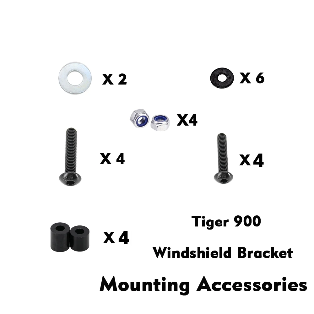 

Motorcycle Accessories For Triumph Tiger 900 Windshield Support Adjuster Extension TIGER 900 windshield adjustment bracket 2020