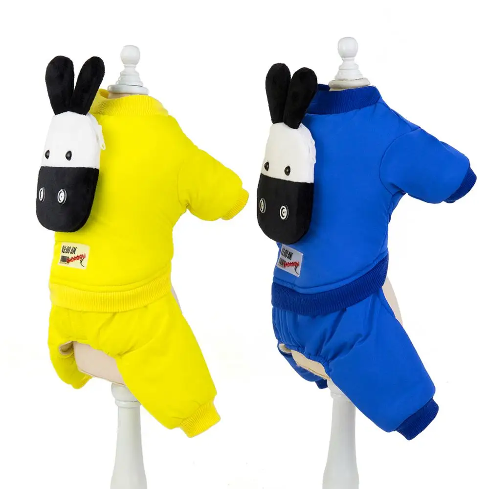 Z60 утолщенный зимний комбинезон для домашних животных одежда теплая собака