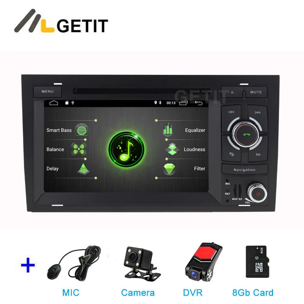 DSP 2G CAM DVR SD DSP 64G PX6 Android 9 автомобильный DVD плеер стерео радио gps навигации для Audi A4 B6 B7 S4 B7 B6 RS4 B7 SEAT EXEO - Цвет: DSP 2G CAM DVR SD