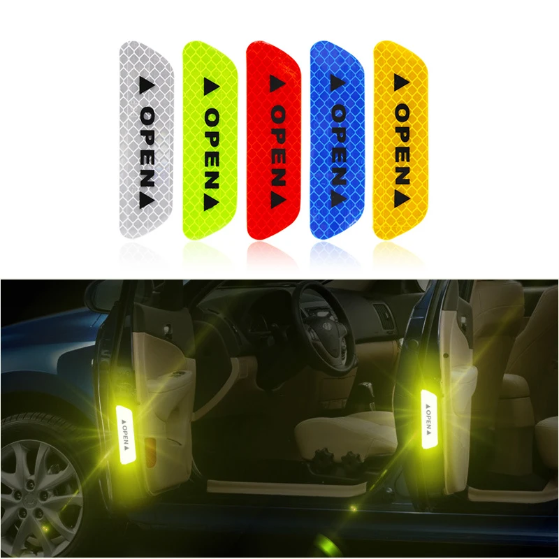 

Car sticker Auto Open Reflective Strip Car Door Stickers for Volvo XC60 XC90 S60 V70 S80 S40 V40 V50 XC70 V60