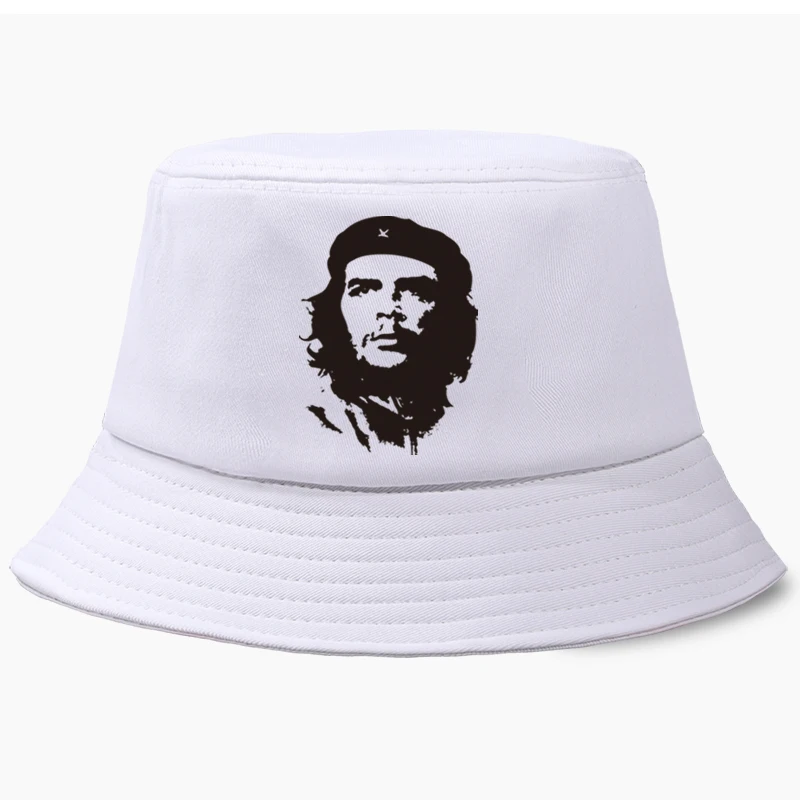 

Панама Che Guevara с изображением героев, хлопковая шляпа для рыбалки, для мужчин и женщин, уличная Солнцезащитная шапка унисекс с широкими полям...