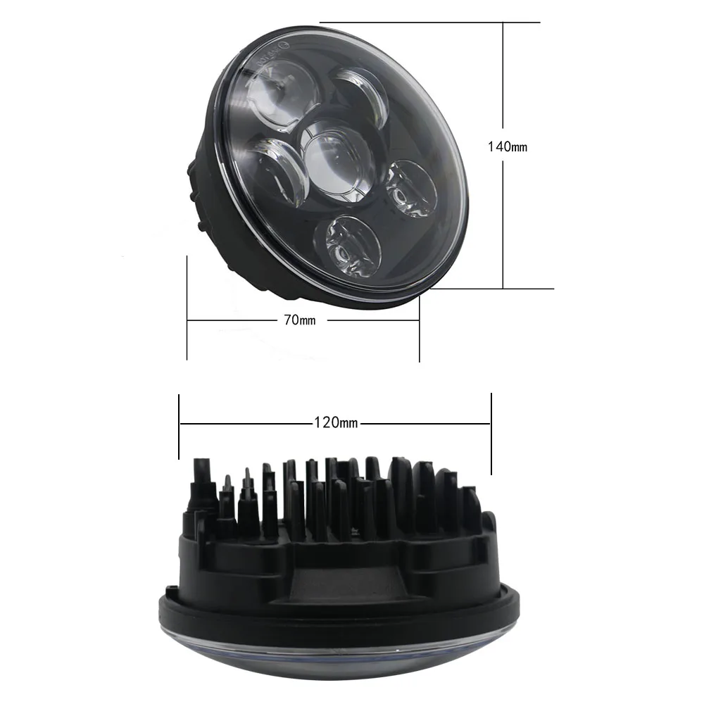 Для Harley Davidson Street 750 светодиодная фара 5 3/4 &quotharley для мотоцикла h4 Led 75 дюймов harley