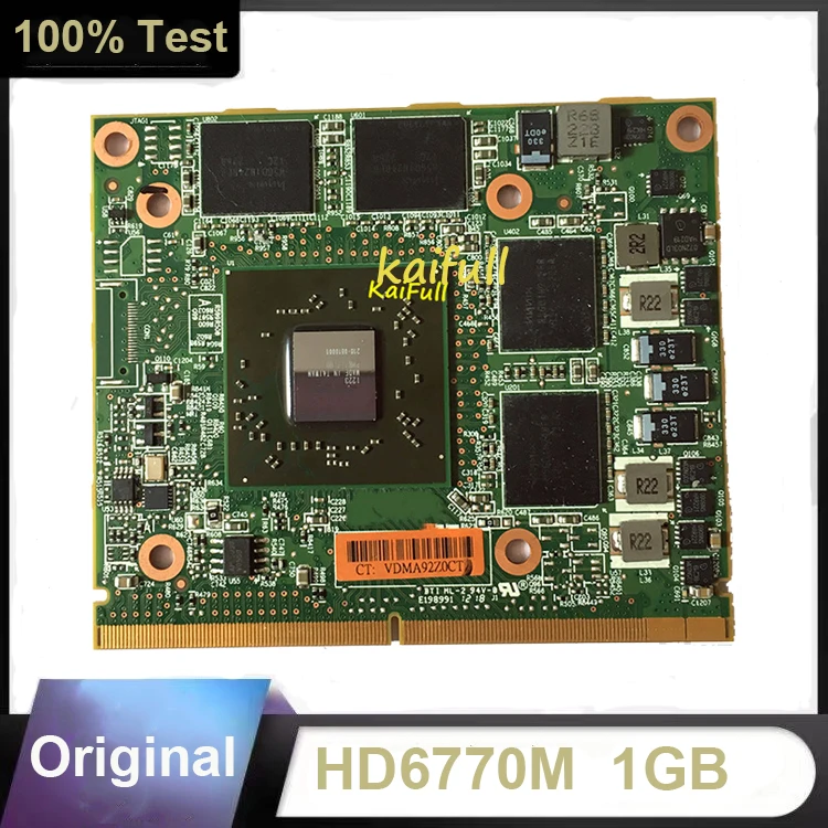 Оригинальный HD6770M HD6770 HD 6770M 216 0810001 DDR5 1G для HP EliteBook 8560W 8760W M5950 ноутбук VGA дисплей
