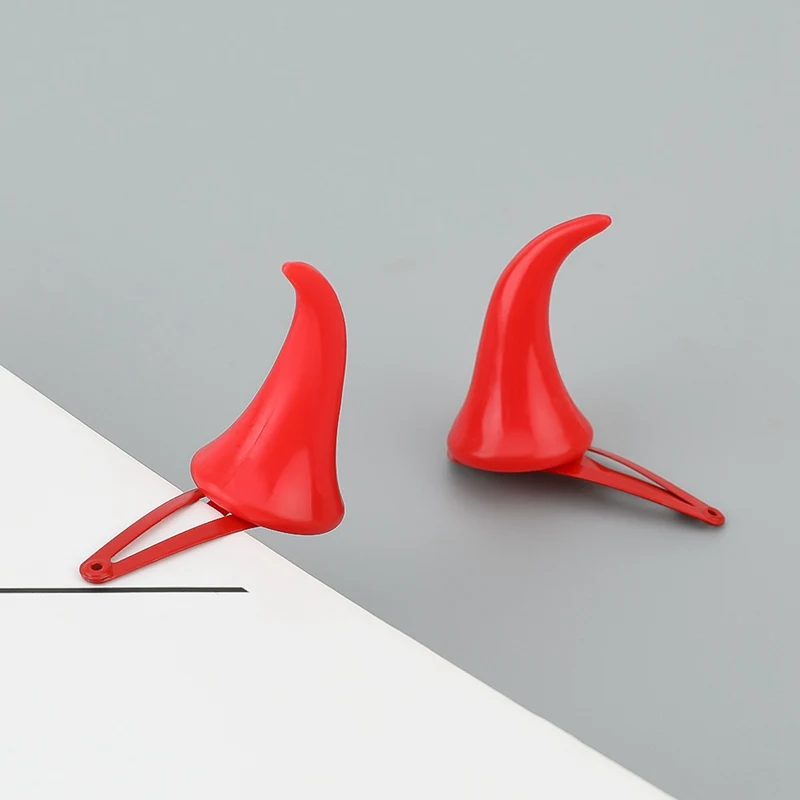 2 шт./компл. Женская шикарная стерео гарнитура на Хэллоуин дьявольские рожки с