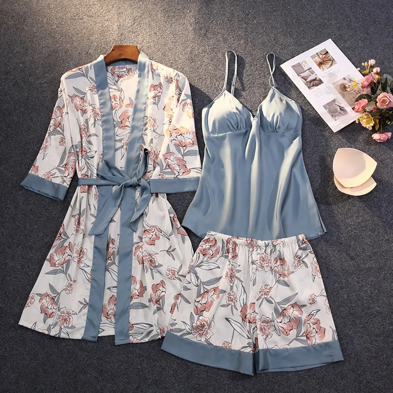 Летняя Новинка 2020 комплект из 2 предметов пижама с цветами сексуальный топ v