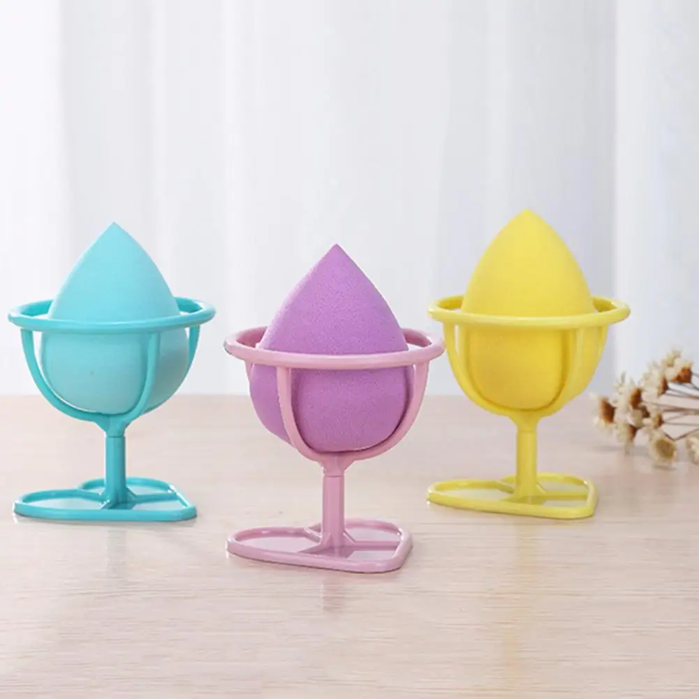 3 цвета макияж Косметическая пуховка порошок подставка-держатель яйцо кронштейн